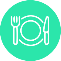 Ícone Alimentação